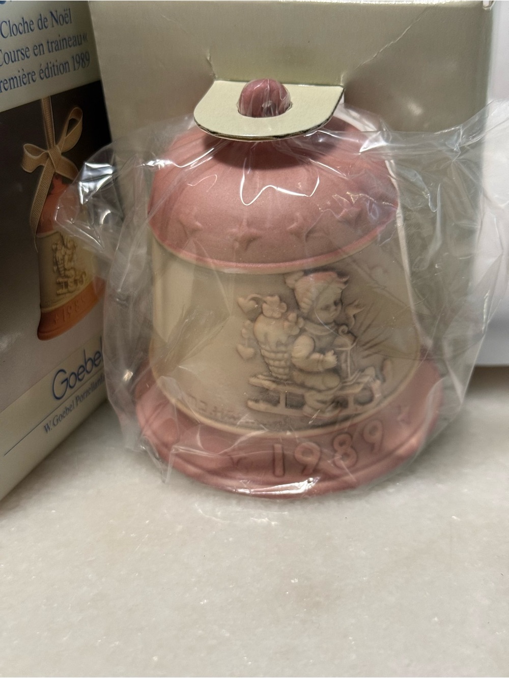 Ride Into Christmas 1989 Hummel Goebel Christmas Bell Ornament #775 - NIB